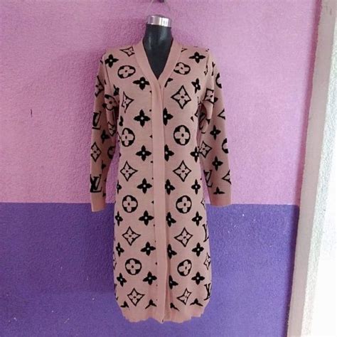 lv cardigan womens|louis vuitton paris checkered sweater.